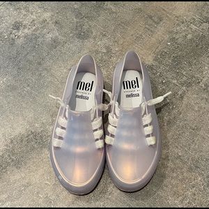 Mel slip on iridescent shoes